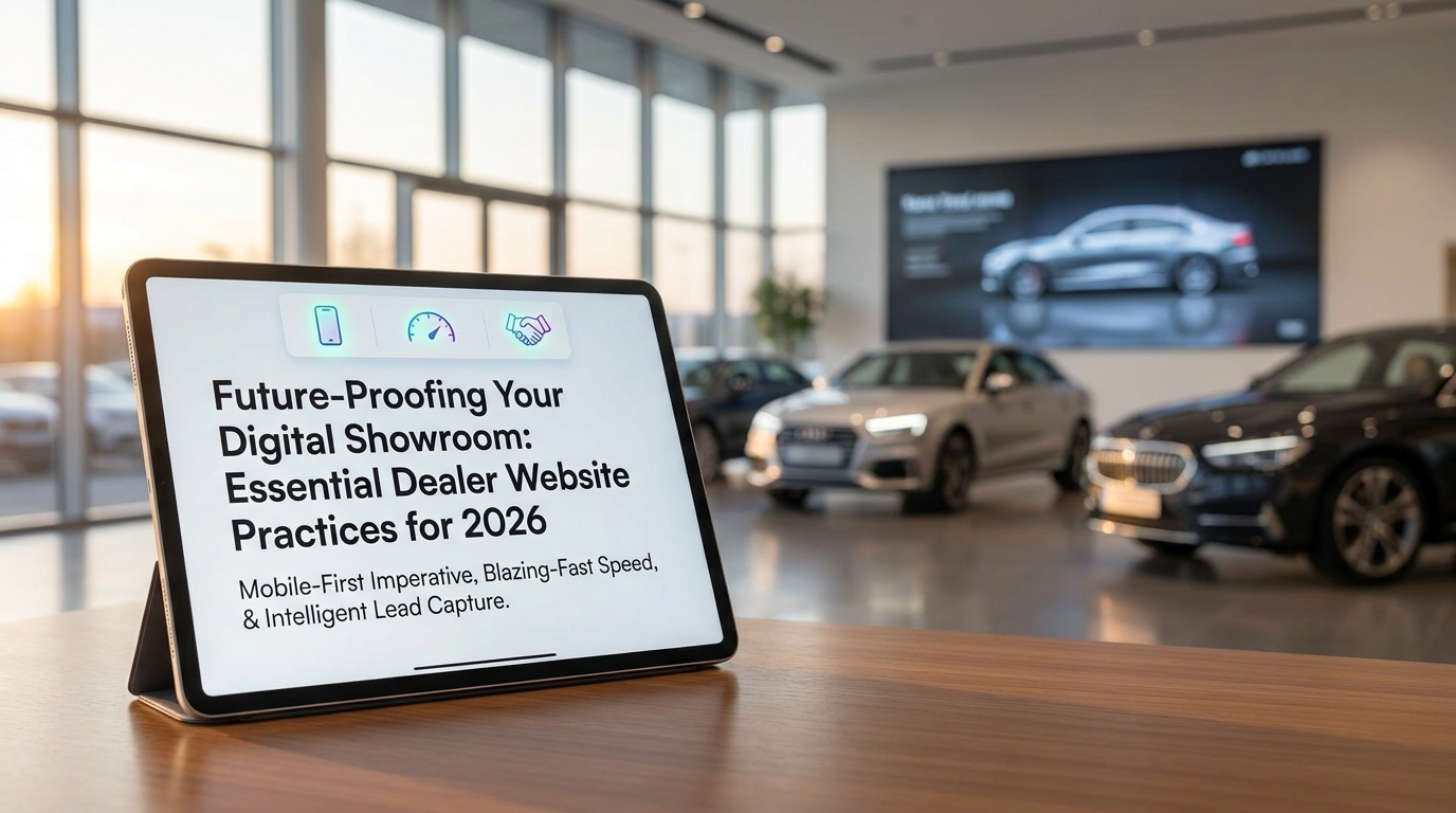 2026 Dealer Website Roadmap, Mobile, Speed, and Leads